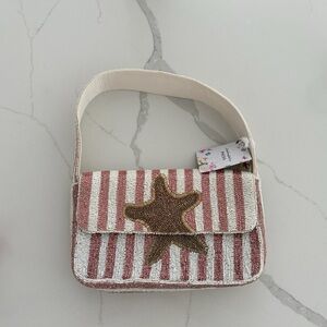 Viral starfish beaded shoulder bag